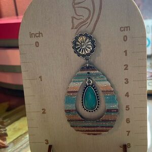 Western post earrings